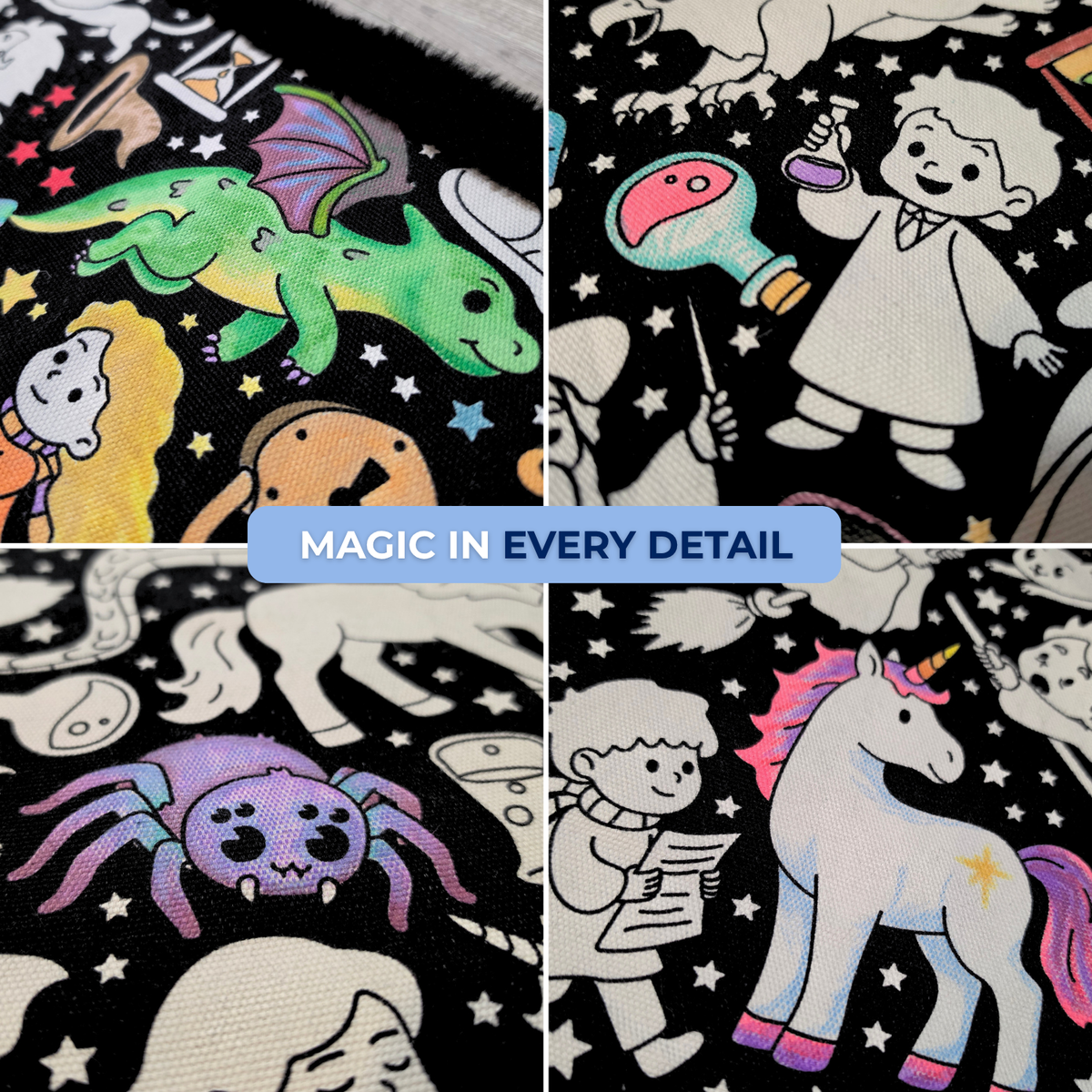 Magical World Coloring Blanket