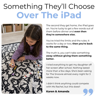 Magical World Coloring Blanket