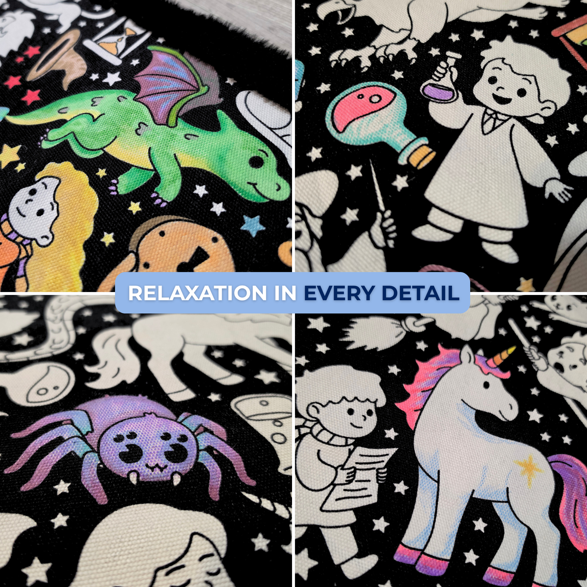 The Snoovie Magical World Coloring Blanket